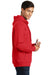 Port & Company PC850H Mens Fan Favorite Fleece Hooded Sweatshirt Hoodie Red Side