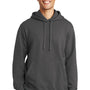 Port & Company Mens Fan Favorite Fleece Hooded Sweatshirt Hoodie - Charcoal Grey