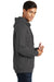 Port & Company PC850H Mens Fan Favorite Fleece Hooded Sweatshirt Hoodie Charcoal Grey Side