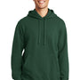 Port & Company Mens Fan Favorite Fleece Hooded Sweatshirt Hoodie - Forest Green