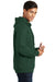 Port & Company PC850H Mens Fan Favorite Fleece Hooded Sweatshirt Hoodie Forest Green Side