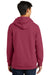 Port & Company PC850H Mens Fan Favorite Fleece Hooded Sweatshirt Hoodie Garnet Red Back
