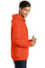 Port & Company PC850H Mens Fan Favorite Fleece Hooded Sweatshirt Hoodie Orange Side