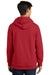 Port & Company PC850H Mens Fan Favorite Fleece Hooded Sweatshirt Hoodie Cardinal Red Back