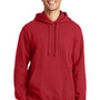 Port & Company Mens Fan Favorite Fleece Hooded Sweatshirt Hoodie - Team Cardinal Red