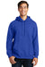 Port & Company PC850H Mens Fan Favorite Fleece Hooded Sweatshirt Hoodie Royal Blue Front