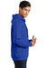 Port & Company PC850H Mens Fan Favorite Fleece Hooded Sweatshirt Hoodie Royal Blue Side