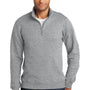 Port & Company Mens Fan Favorite Fleece 1/4 Zip Sweatshirt - Heather Grey