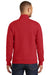 Port & Company PC850Q Mens Fan Favorite Fleece 1/4 Zip Sweatshirt Red Back