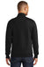 Port & Company PC850Q Mens Fan Favorite Fleece 1/4 Zip Sweatshirt Black Back