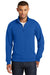 Port & Company PC850Q Mens Fan Favorite Fleece 1/4 Zip Sweatshirt Royal Blue Front