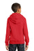 Port & Company PC850YH Youth Fan Favorite Fleece Hooded Sweatshirt Hoodie Red Back