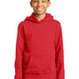Port & Company Youth Fan Favorite Fleece Hooded Sweatshirt Hoodie - Bright Red
