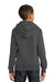 Port & Company PC850YH Youth Fan Favorite Fleece Hooded Sweatshirt Hoodie Charcoal Grey Back