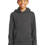 Port & Company Youth Fan Favorite Fleece Hooded Sweatshirt Hoodie - Charcoal Grey