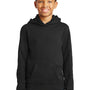 Port & Company Youth Fan Favorite Fleece Hooded Sweatshirt Hoodie - Jet Black
