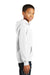 Port & Company PC850YH Youth Fan Favorite Fleece Hooded Sweatshirt Hoodie White Side