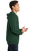 Port & Company PC850ZH Mens Fan Favorite Fleece Full Zip Hooded Sweatshirt Hoodie Forest Green Side