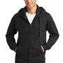 Port & Company Mens Fan Favorite Fleece Full Zip Hooded Sweatshirt Hoodie - Jet Black