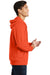 Port & Company PC850ZH Mens Fan Favorite Fleece Full Zip Hooded Sweatshirt Hoodie Orange Side