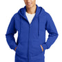 Port & Company Mens Fan Favorite Fleece Full Zip Hooded Sweatshirt Hoodie - True Royal Blue