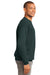 Port & Company PC90 Mens Essential Fleece Crewneck Sweatshirt Dark Green Side