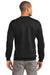 Port & Company PC90 Mens Essential Fleece Crewneck Sweatshirt Black Back