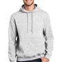 Port & Company Mens Essential Pill Resistant Fleece Hooded Sweatshirt Hoodie - Ash Grey