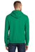 Port & Company PC90H Mens Essential Fleece Hooded Sweatshirt Hoodie Kelly Green Side