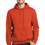 Port & Company Mens Essential Pill Resistant Fleece Hooded Sweatshirt Hoodie - Orange