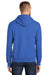 Port & Company PC90H Mens Essential Fleece Hooded Sweatshirt Hoodie Royal Blue Side