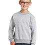 Port & Company Youth Core Pill Resistant Fleece Crewneck Sweatshirt - Ash Grey