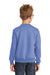 Port & Company PC90Y Youth Core Fleece Crewneck Sweatshirt Carolina Blue Back