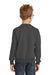 Port & Company PC90Y Youth Core Fleece Crewneck Sweatshirt Charcoal Grey Back