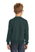 Port & Company PC90Y Youth Core Fleece Crewneck Sweatshirt Dark Green Back