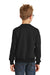 Port & Company PC90Y Youth Core Fleece Crewneck Sweatshirt Black Back