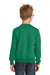 Port & Company PC90Y Youth Core Fleece Crewneck Sweatshirt Kelly Green Back