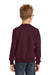 Port & Company PC90Y Youth Core Fleece Crewneck Sweatshirt Maroon Back