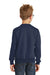 Port & Company PC90Y Youth Core Fleece Crewneck Sweatshirt Navy Blue Back