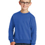 Port & Company Youth Core Pill Resistant Fleece Crewneck Sweatshirt - Royal Blue