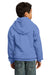 Port & Company PC90YH Youth Core Fleece Hooded Sweatshirt Hoodie Carolina Blue Back