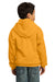 Port & Company PC90YH Youth Core Fleece Hooded Sweatshirt Hoodie Gold Back