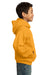 Port & Company PC90YH Youth Core Fleece Hooded Sweatshirt Hoodie Gold Side