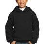 Port & Company Youth Core Pill Resistant Fleece Hooded Sweatshirt Hoodie - Jet Black