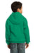 Port & Company PC90YH Youth Core Fleece Hooded Sweatshirt Hoodie Kelly Green Back