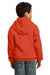 Port & Company PC90YH Youth Core Fleece Hooded Sweatshirt Hoodie Orange Back
