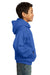 Port & Company PC90YH Youth Core Fleece Hooded Sweatshirt Hoodie Royal Blue Side