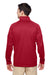 Jerzees PF95MR Mens Dri-Power Moisture Wicking 1/4 Zip Sweatshirt Red Back