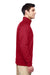 Jerzees PF95MR Mens Dri-Power Moisture Wicking 1/4 Zip Sweatshirt Red Side