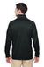 Jerzees PF95MR Mens Dri-Power Moisture Wicking 1/4 Zip Sweatshirt Black Back